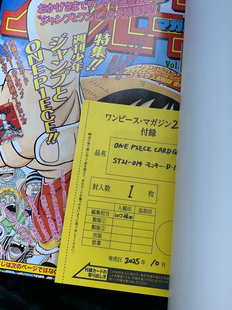 ONE PIECE magazine Vol.20 ワンピースマガジン