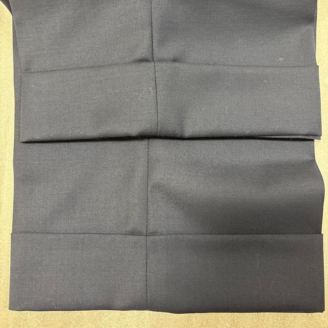 美品✨秋冬大きいサイズ 約BE5 最高級ゼニア生地 百貨店オーダー ネイビー無地