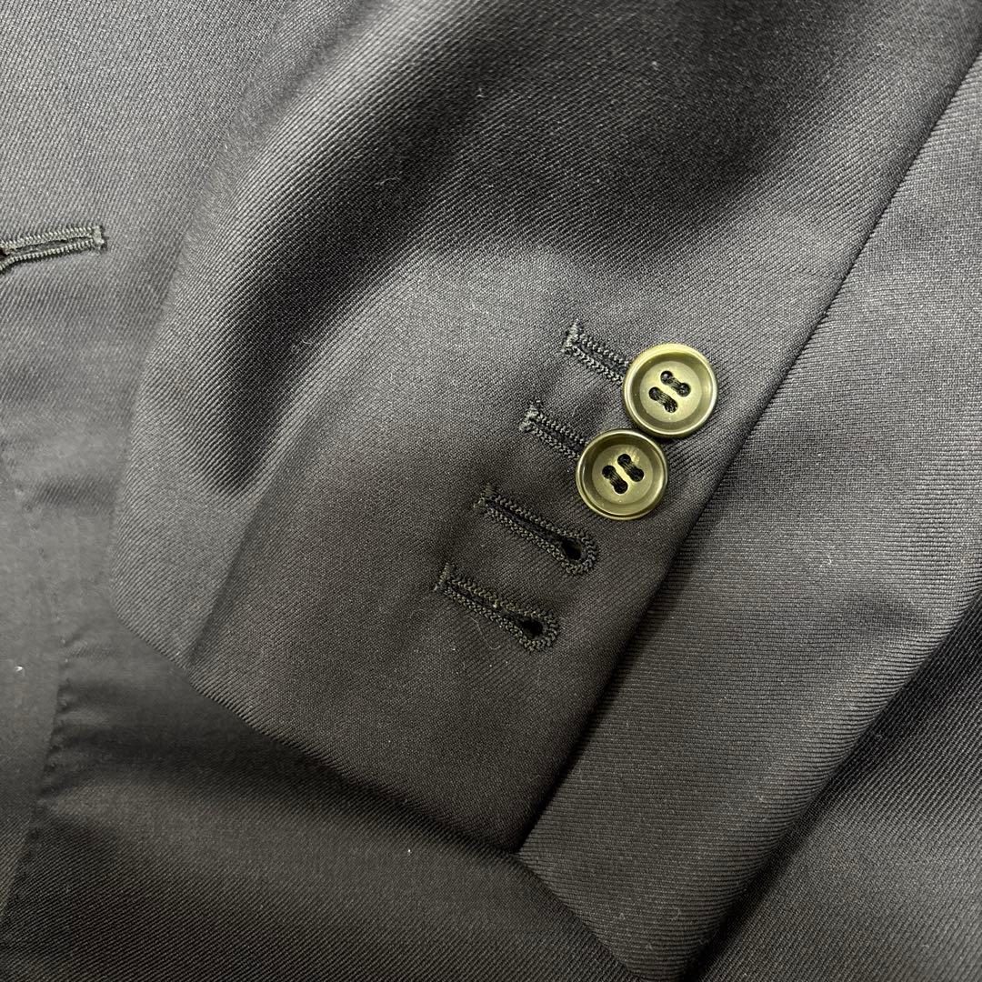 美品✨秋冬大きいサイズ 約BE5 最高級ゼニア生地 百貨店オーダー ネイビー無地