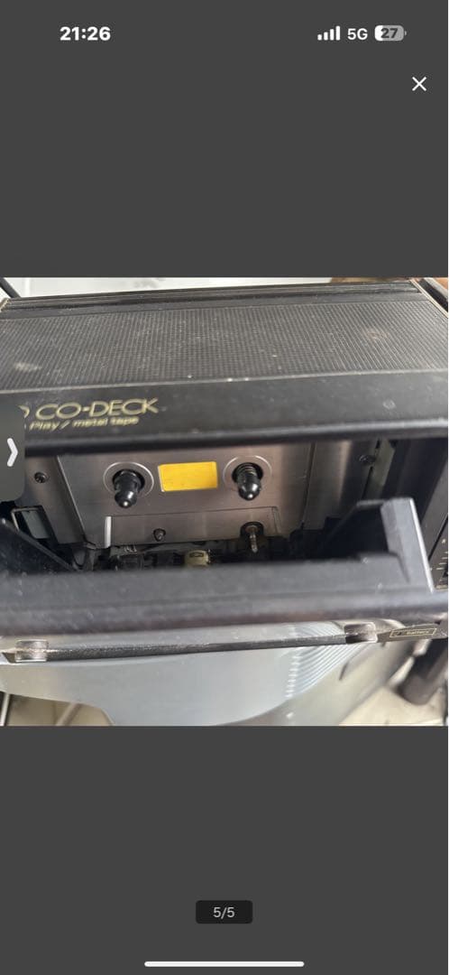 Technics カセットSTEREO CO-DECK RS-M1 ジャンク品