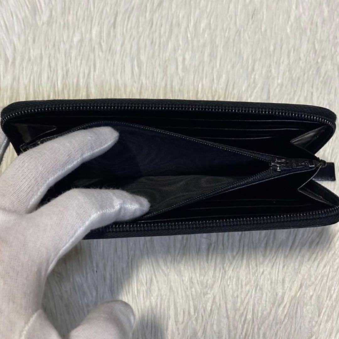 今週特別セール極美品 PRADA プラダ　長財布　ラウンドファスナー　ロング　黒