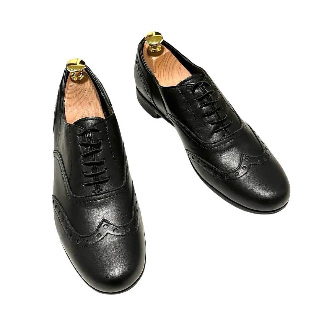 【新品同等品】◾️ショセ◾️トラベルシューズ◾️ウイングチップ◾️ビブラム◾️ブラック