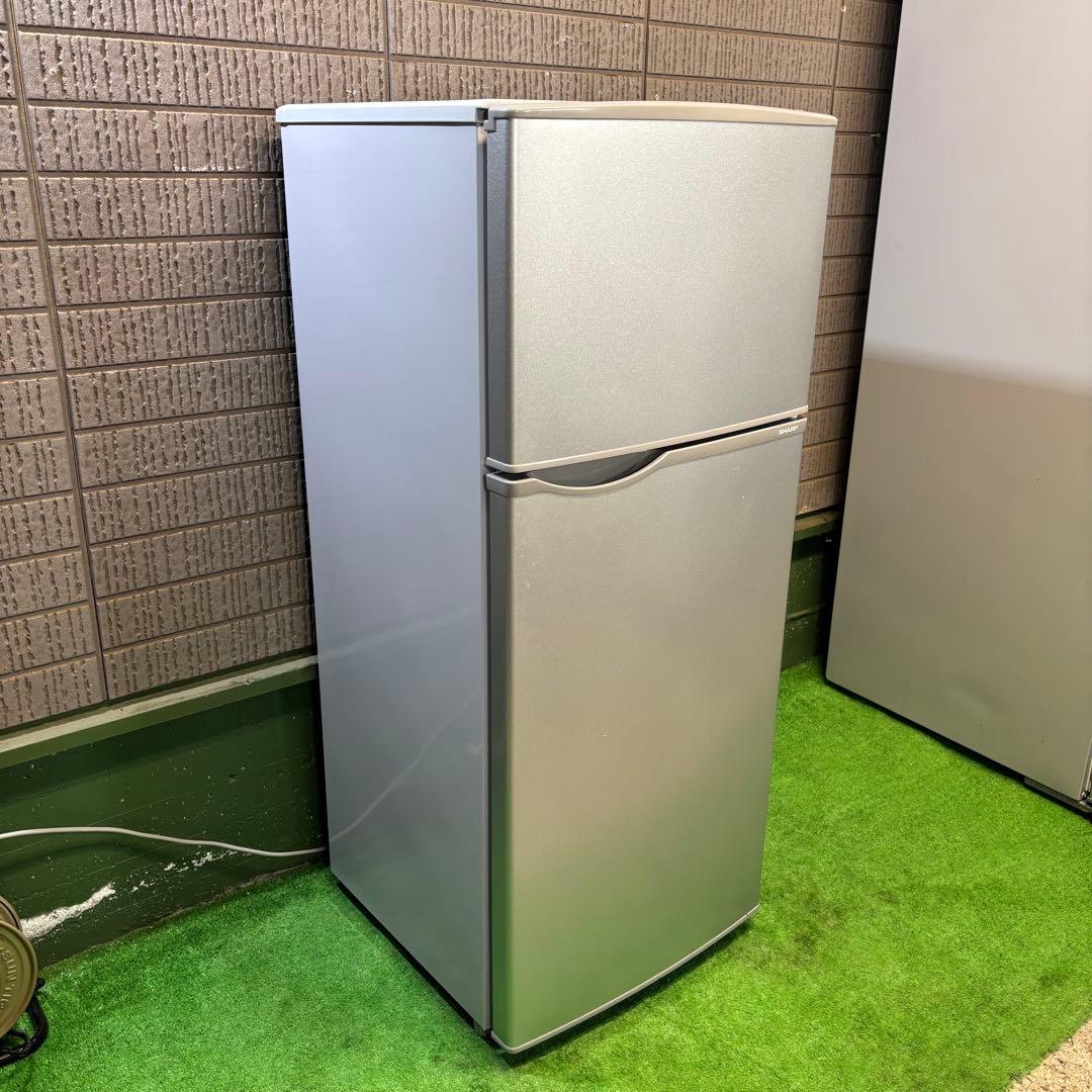 SHARP 118L 冷蔵庫 単身向け 耐熱天板【地域限定配送無料】