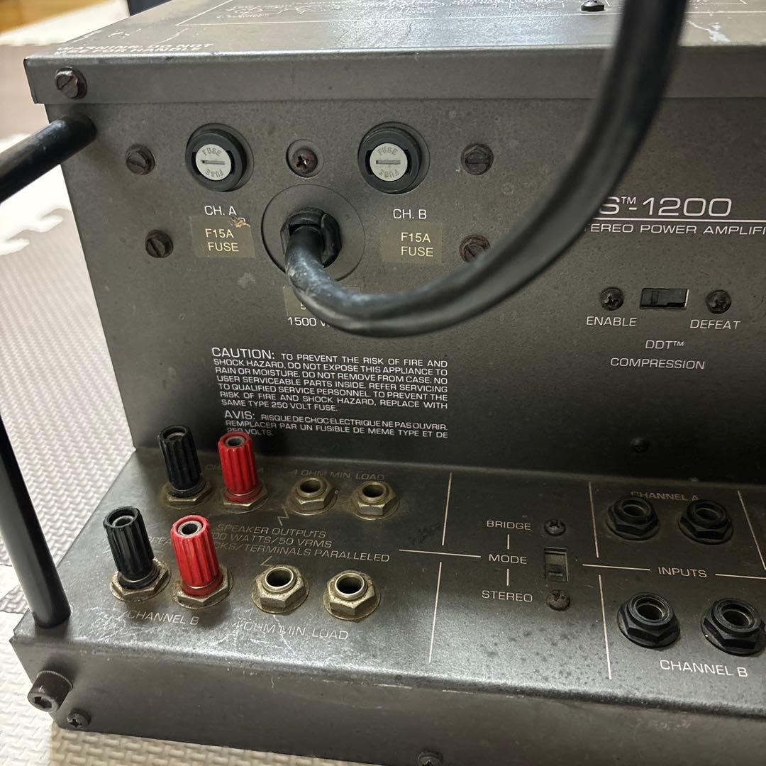 【PEAVEY】CS-1200 ステレオパワーアンプ