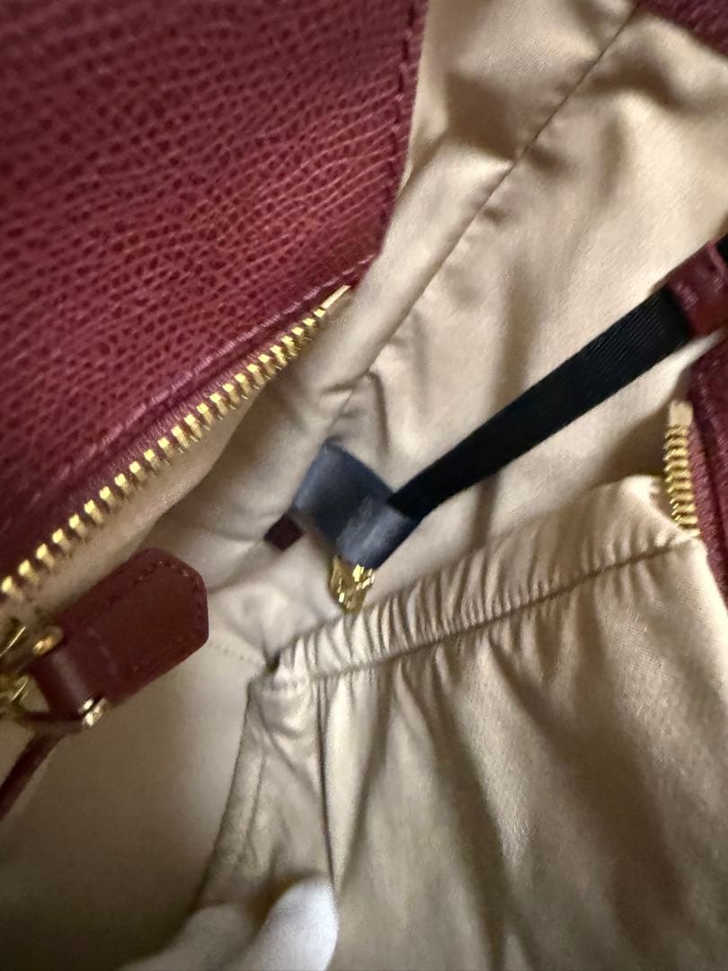 【美品】TUMI エブリデイトート　トートバッグ　ワインレッド