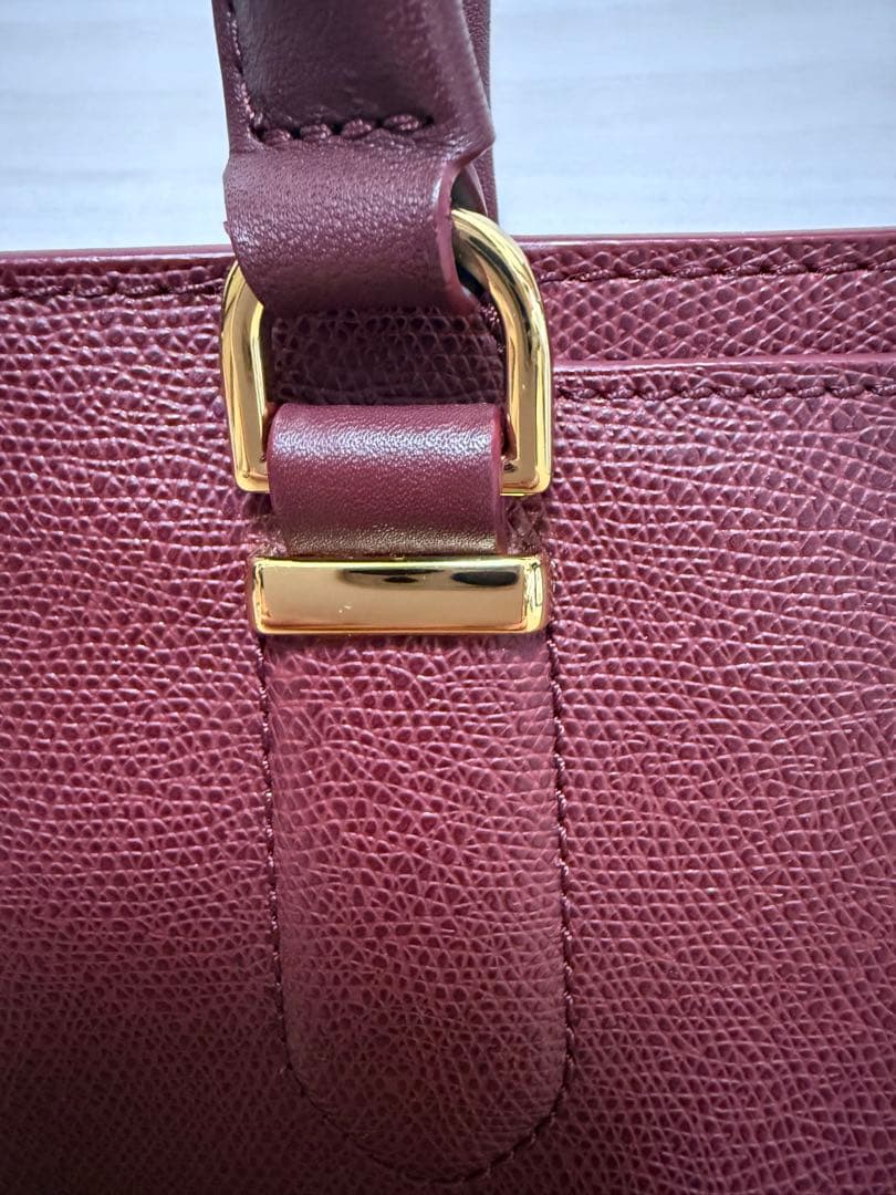 【美品】TUMI エブリデイトート　トートバッグ　ワインレッド