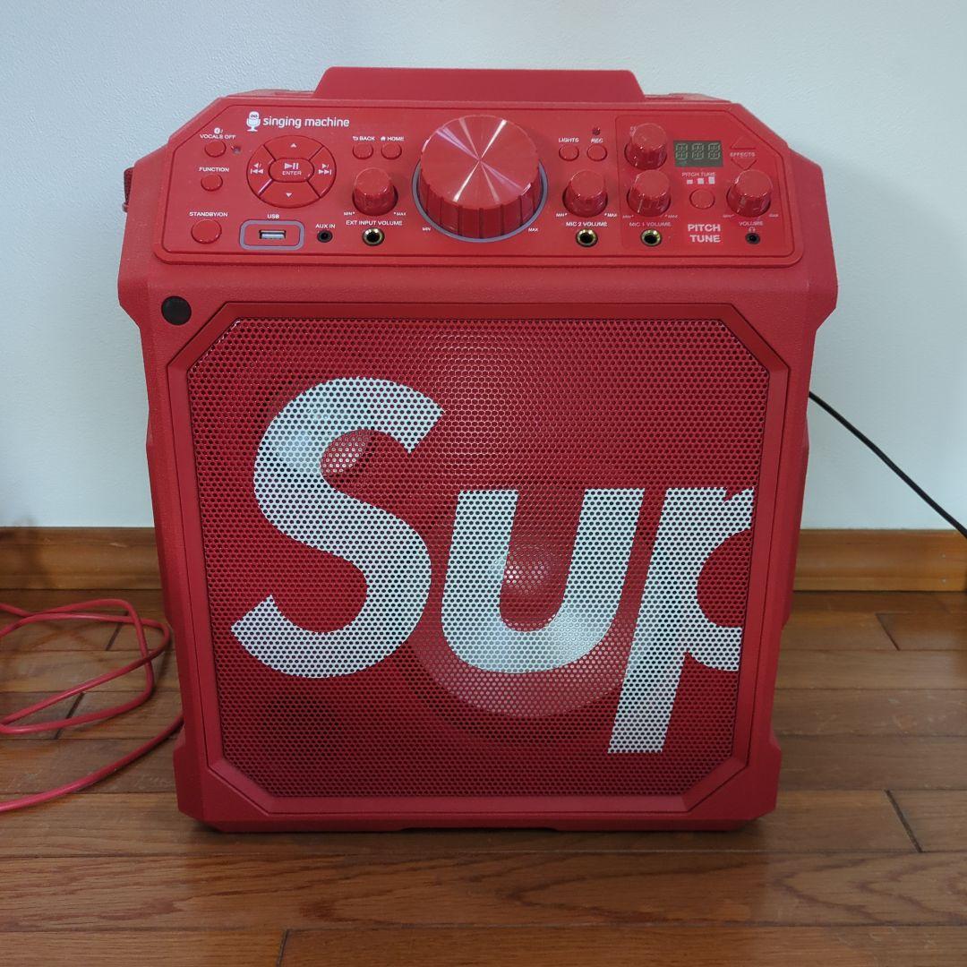 supreme スピーカー　カラオケマシーン　箱あり