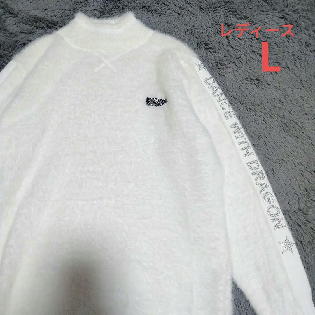 ダンスウィズ♡ロゴパネル* ふわっ♡ニット♡L ゴルフ/スポーツ