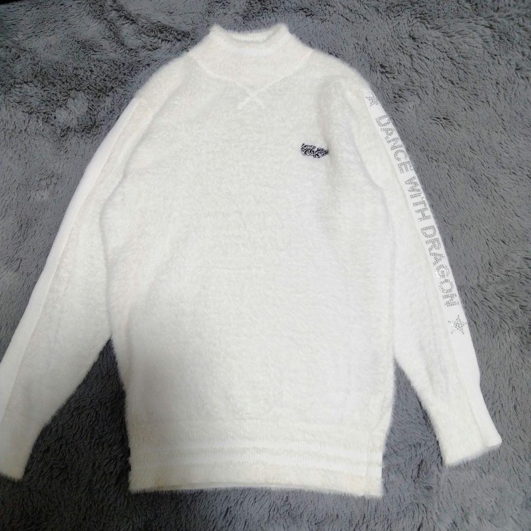 ダンスウィズ♡ロゴパネル* ふわっ♡ニット♡L ゴルフ/スポーツ