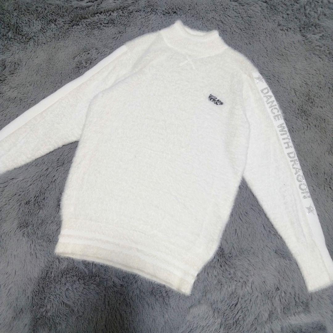 ダンスウィズ♡ロゴパネル* ふわっ♡ニット♡L ゴルフ/スポーツ