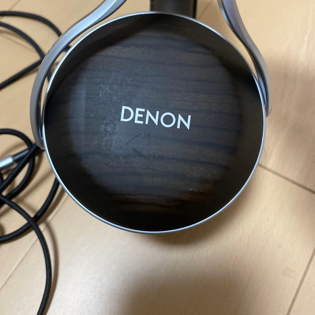 DENON デノン AH-D5200 ヘッドフォン&木製ヘッドホンスタンド