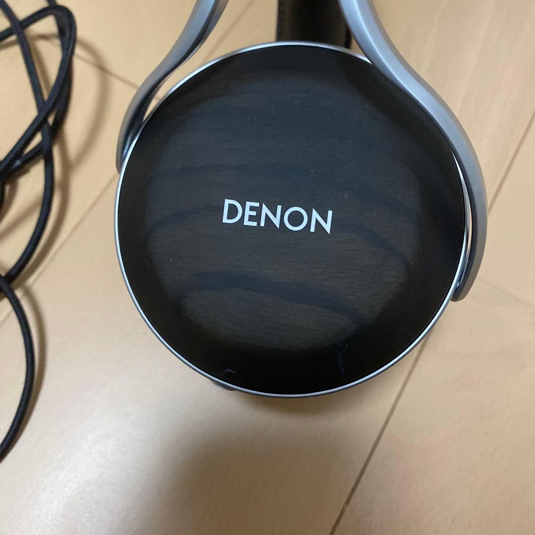 DENON デノン AH-D5200 ヘッドフォン&木製ヘッドホンスタンド