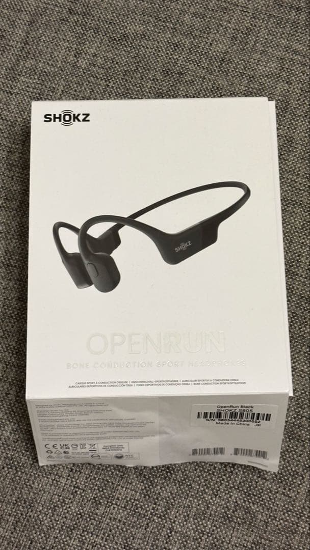 Shokz (ショックス) OpenRun 骨伝導イヤホン