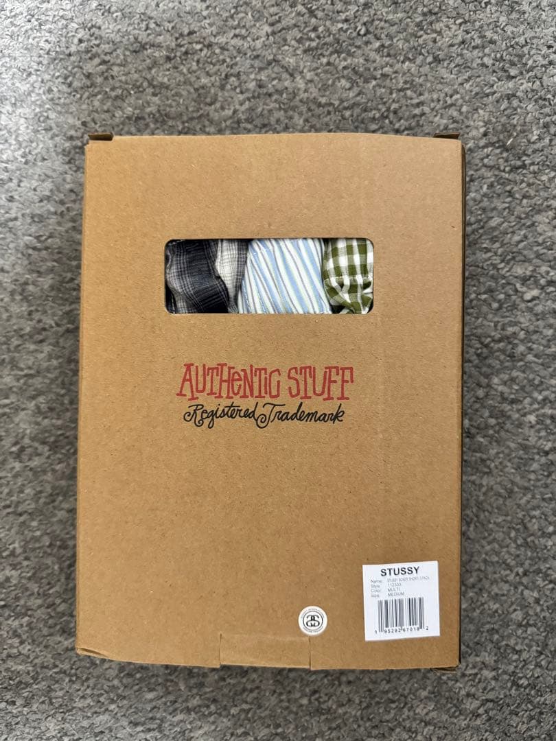 Stussy boxer shorts 3 PACK Ｍサイズ 新品