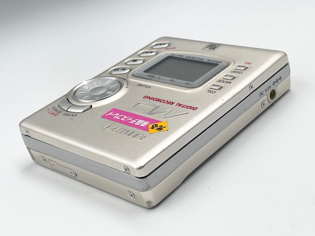 ジャンク　AIWA AM-F70 ポータブルMDレコーダー