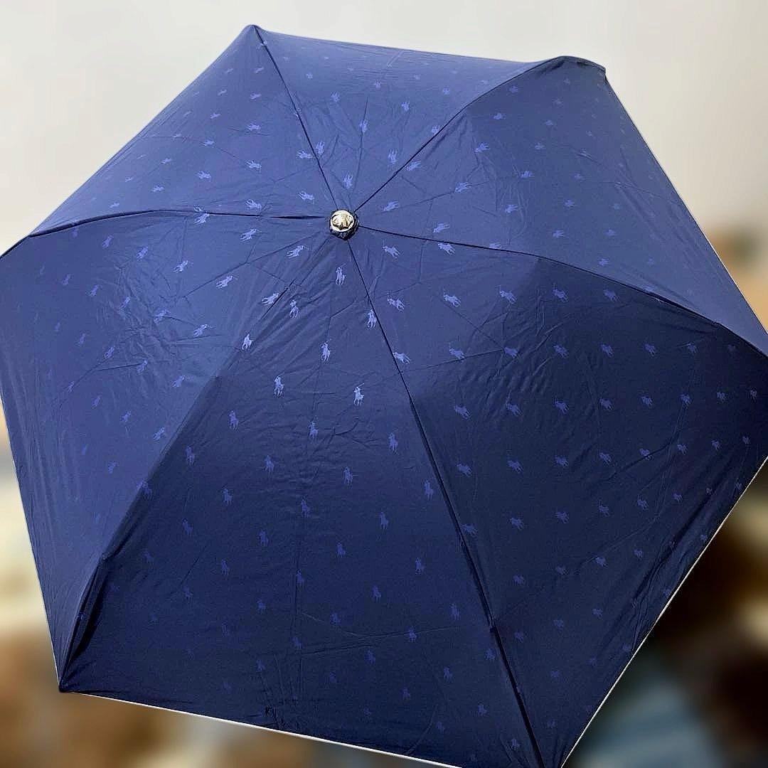 軽量　ラルフローレン　ホースマークの素敵な日傘　UVカット100% 晴雨兼用傘