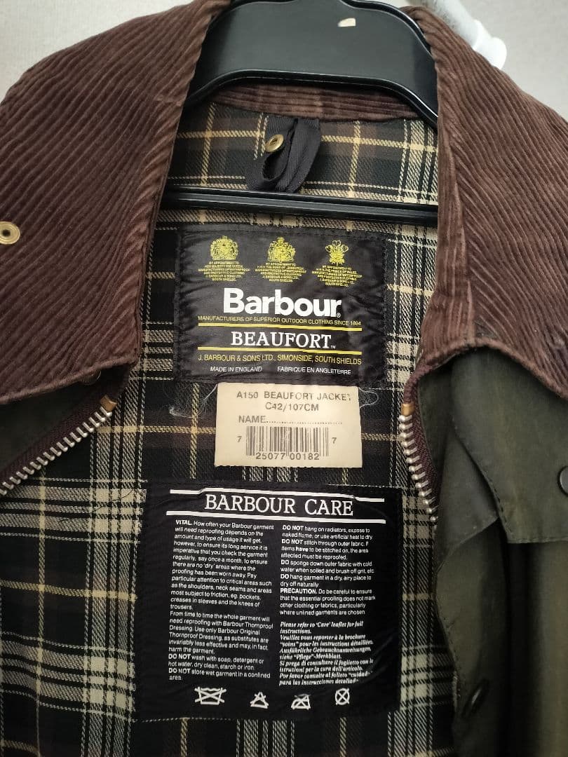 Barbour ジャケット L