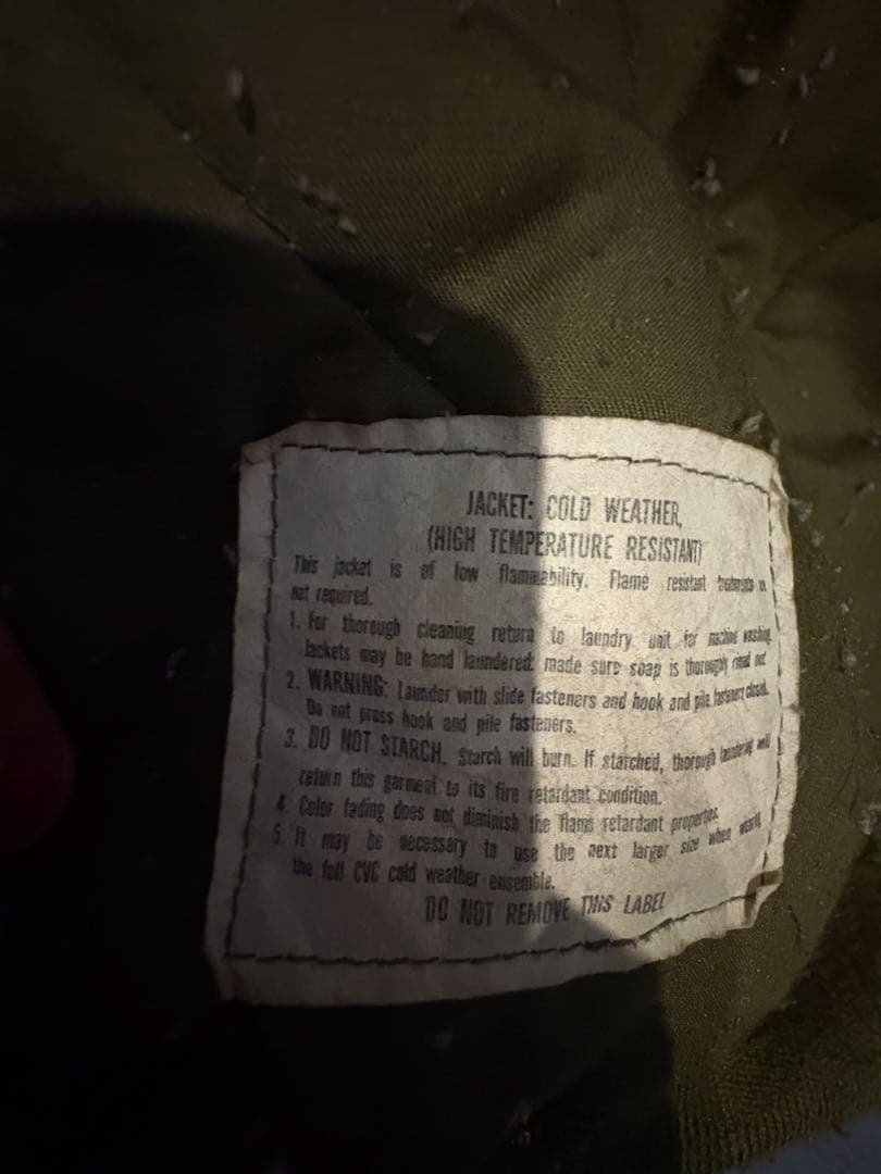 80s US.ARMY CVC ノーメックス タンカースジャケット オリジナル