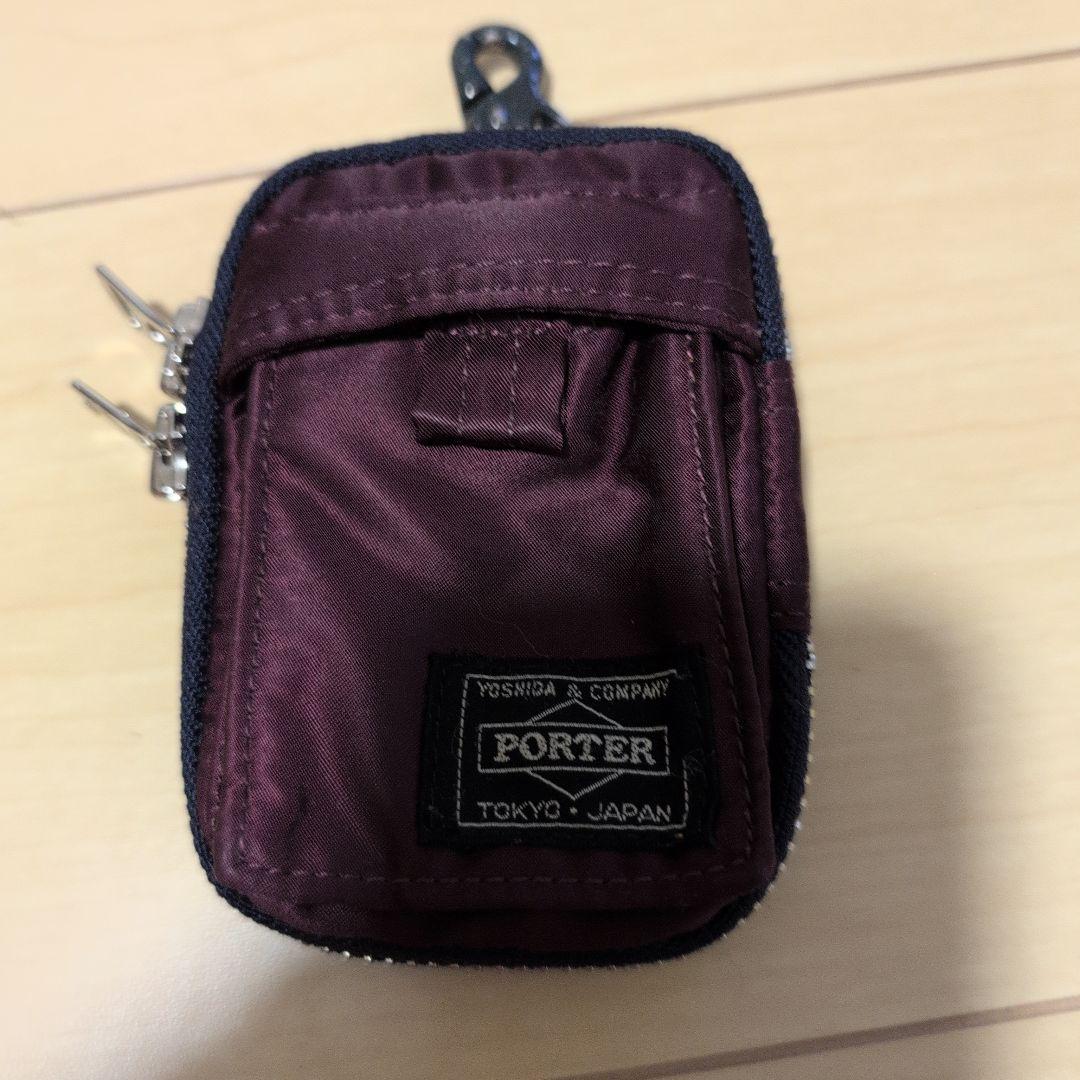 PORTER EXCHANGE バーガンディ キーケース