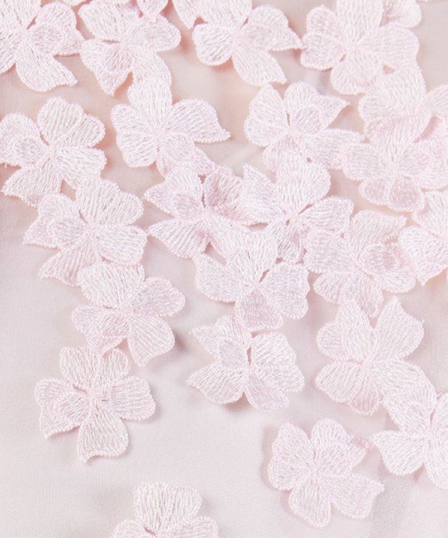 Sov. / オーガンジーフラワーボウタイシャツ