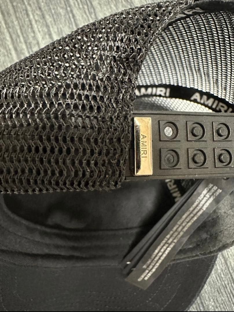 ま*ち様 AMIRI ブラック メッシュキャップ