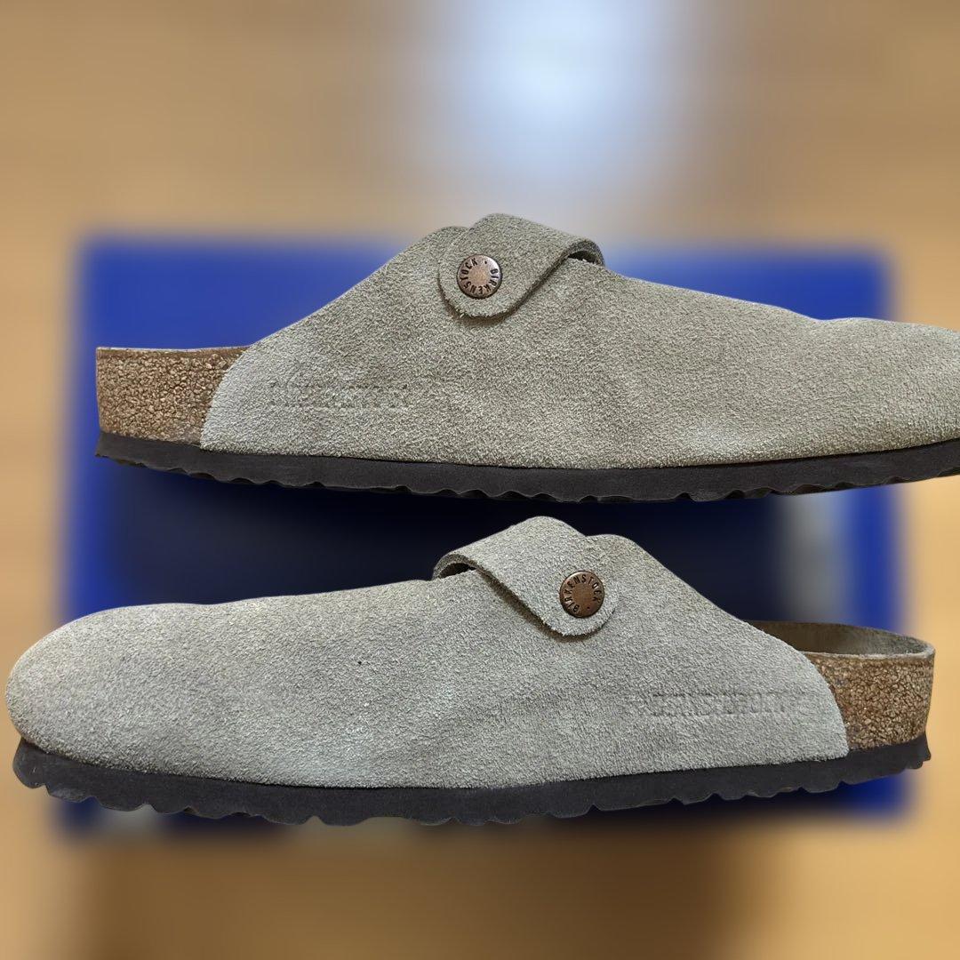 ビルケンシュトック ボストン トープ 41 26.5cm スエード　レギュラー