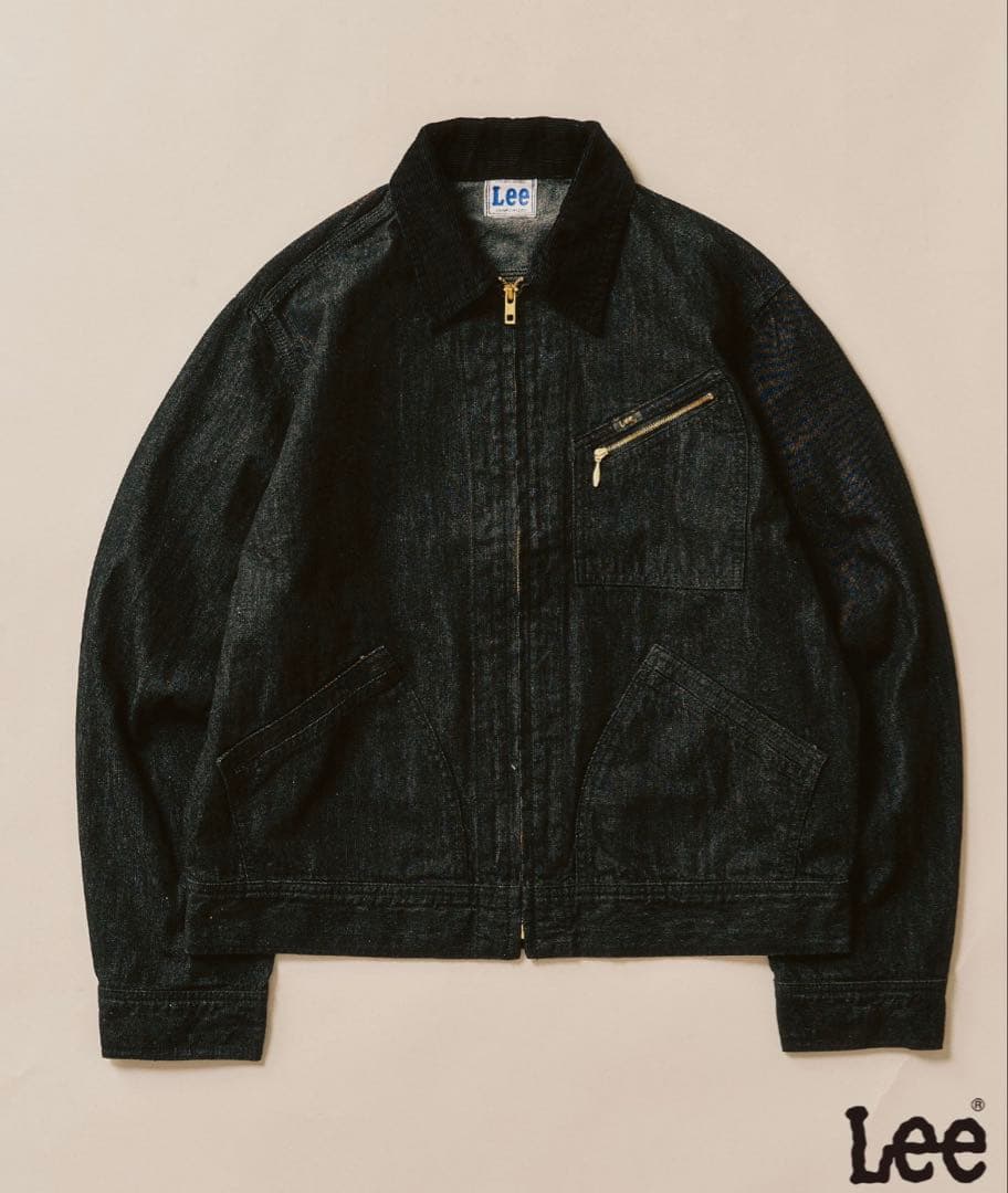 新品同様【Lee / リー】417別注 91-B ジップブルゾン　XL ブラック