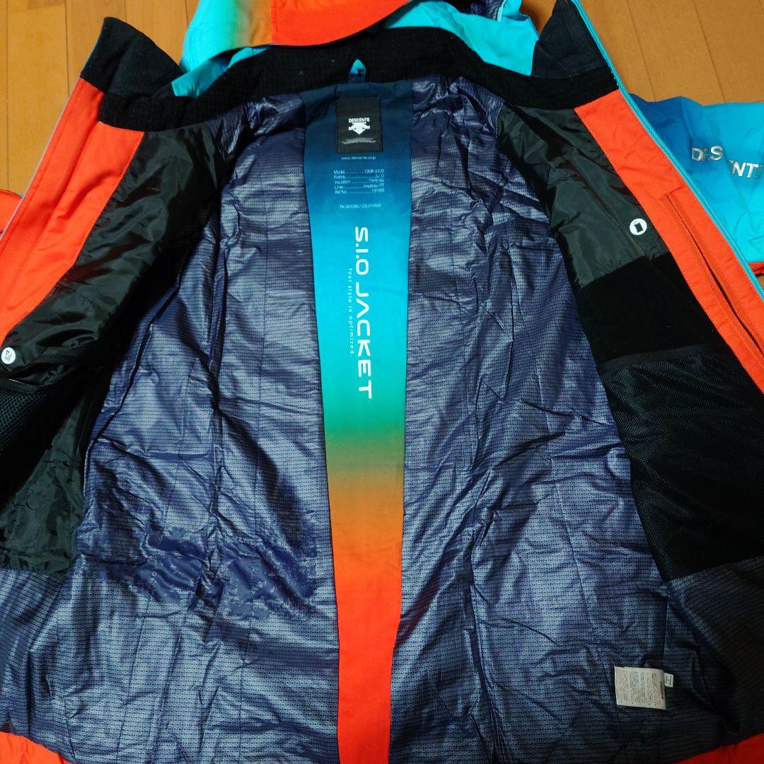 スキーウェアセット 青・オレンジ・緑