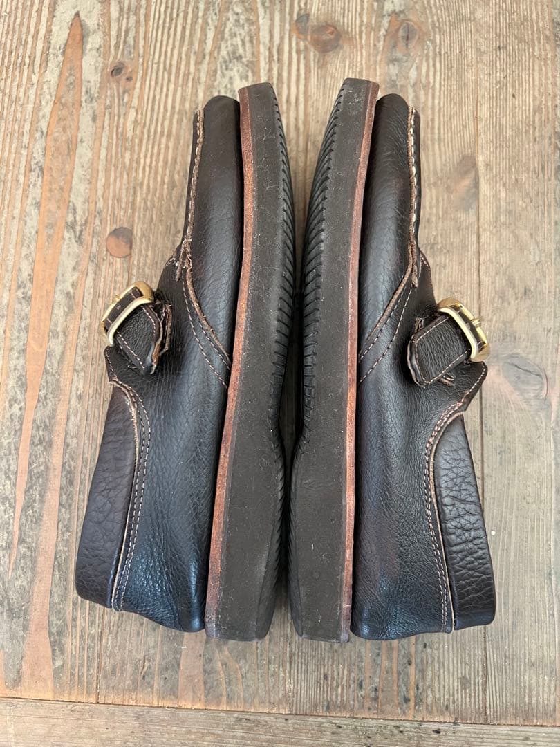 ラッセルモカシン モンクストラップ モカシン