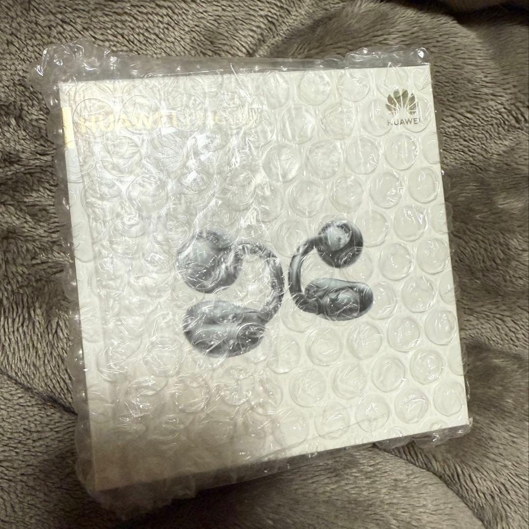 【未開封品】HUAWEI FreeClip ワイヤレスイヤホン ブラック　黒