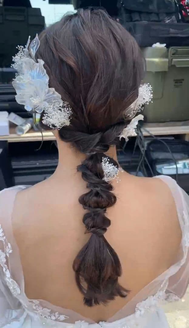 miuuna フラワー ヘアピン セット