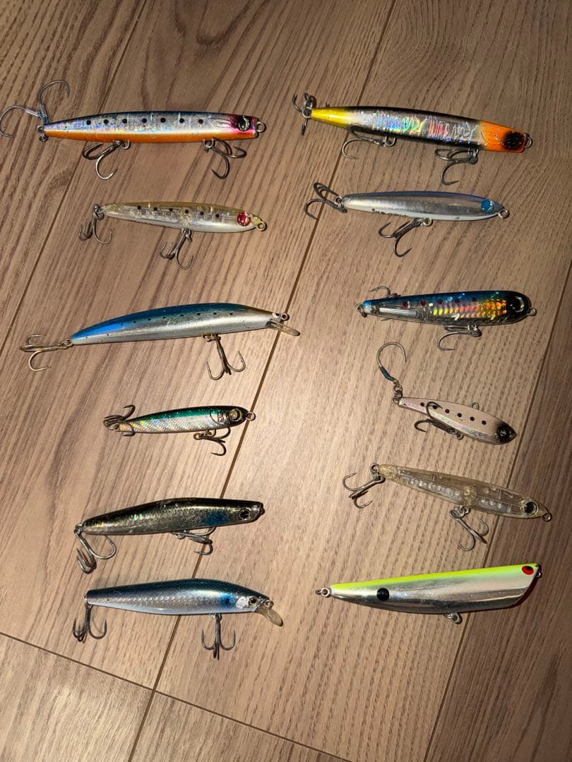 たいち　ヒラスズキ　シーバス　ルアー12個セット　JUMPRIZE等