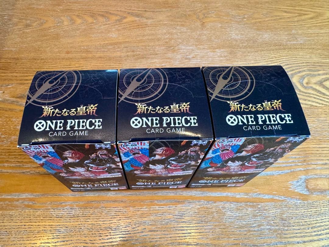 ワンピースカード 新たなる皇帝 box テープ付き 新品未開封 3BOX