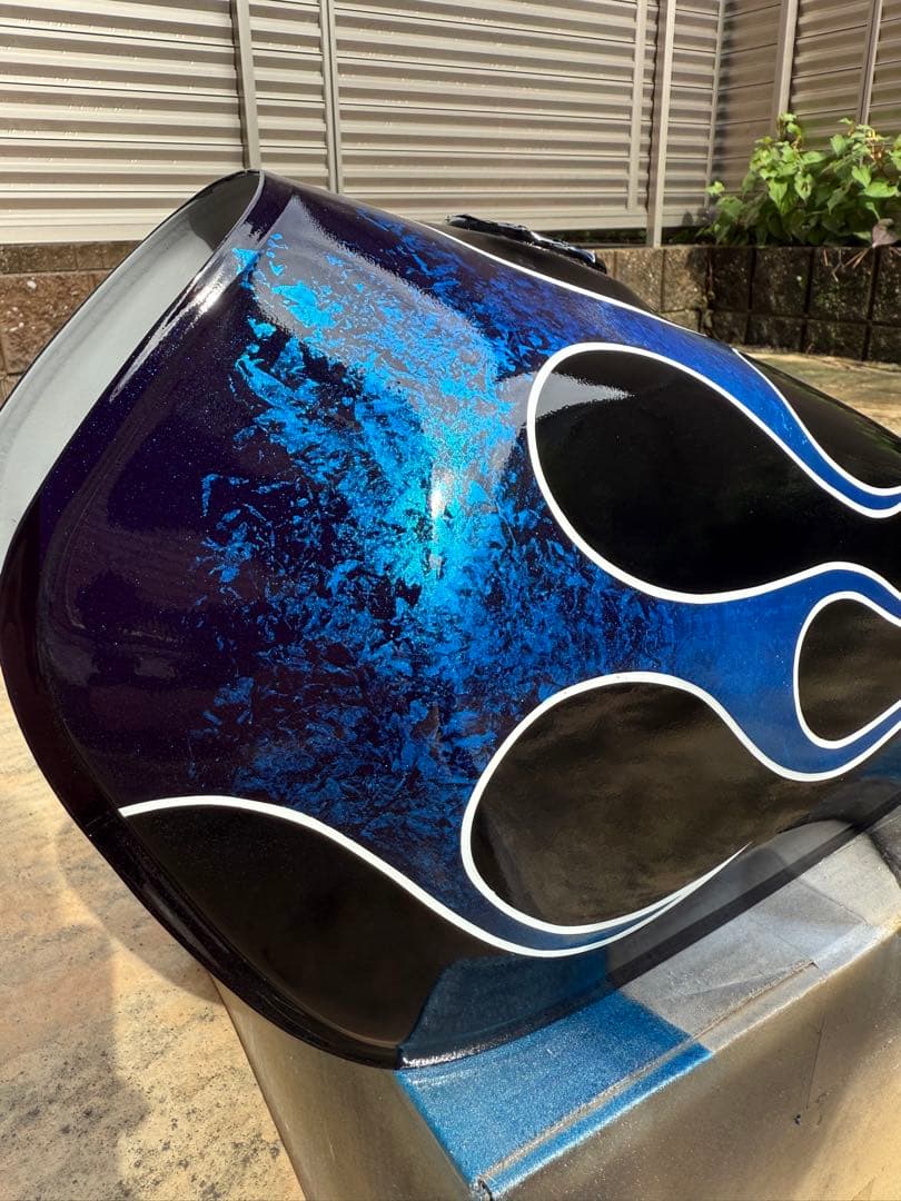 グラストラッカー　ビックボーイ純正タンク　リペイント　補修用タンク