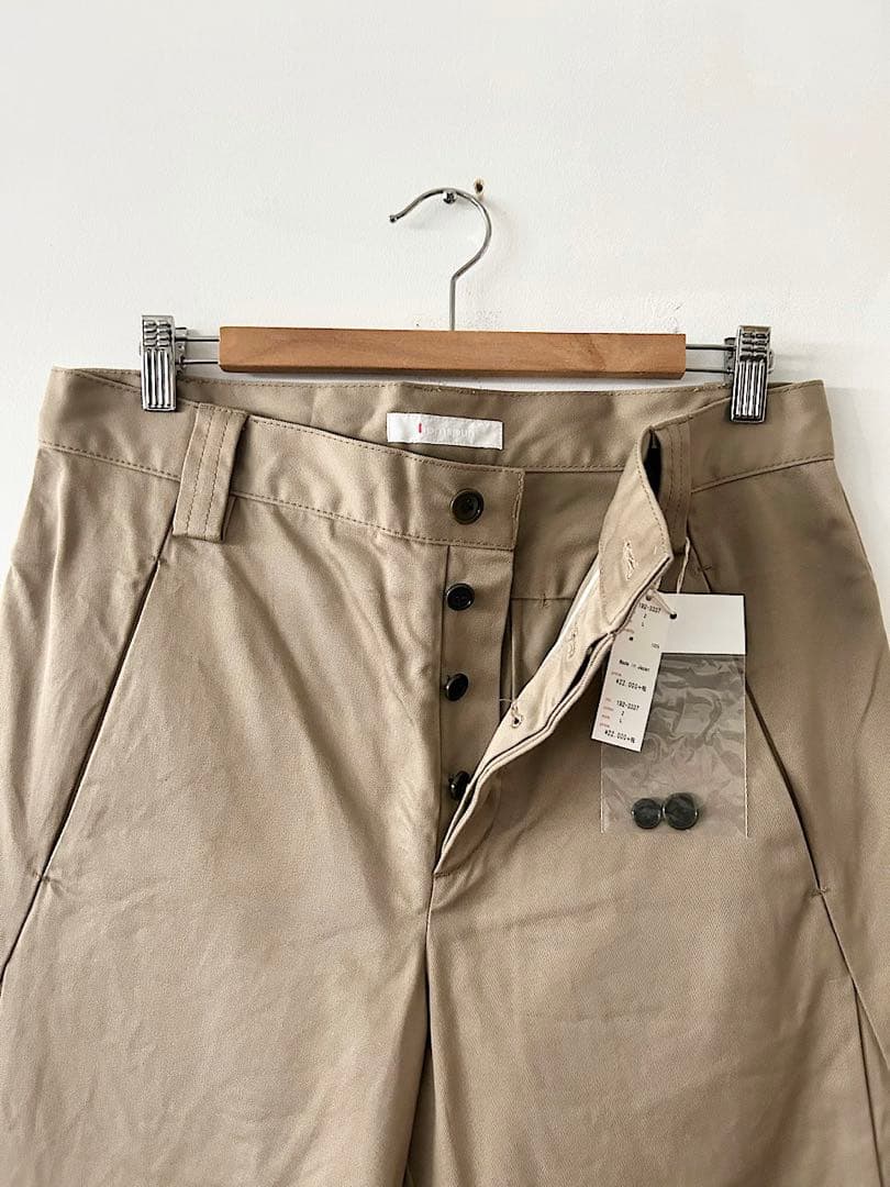 【未使用】Homspun　高密度ウェポン切替ワークパンツ　ダークベージュ