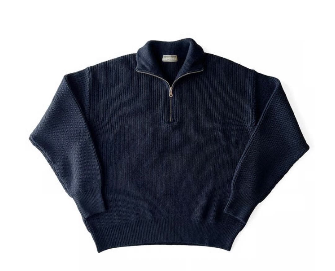 トップス COMFORTABLE REASON Harf Zip Knit