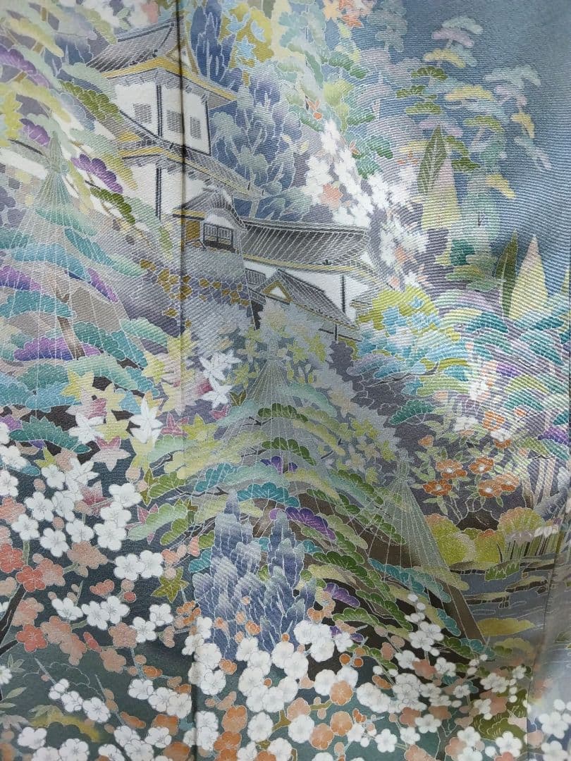 おまとめ 専用 O-277 袋帯 六通 西陣織 唐織 華文 七宝 金糸箔 美品