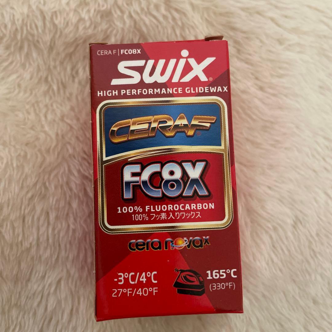Swix CERAF FC8X 100% フッ素入りワックス グライドワックス
