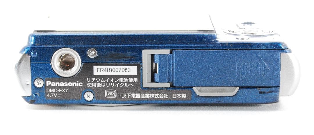 【美品/元箱】Panasonic LUMIX FX7ブルー 動作確認済39308