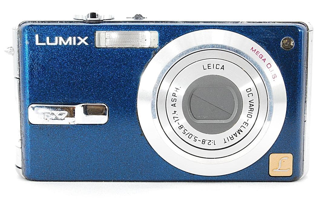 【美品/元箱】Panasonic LUMIX FX7ブルー 動作確認済39308