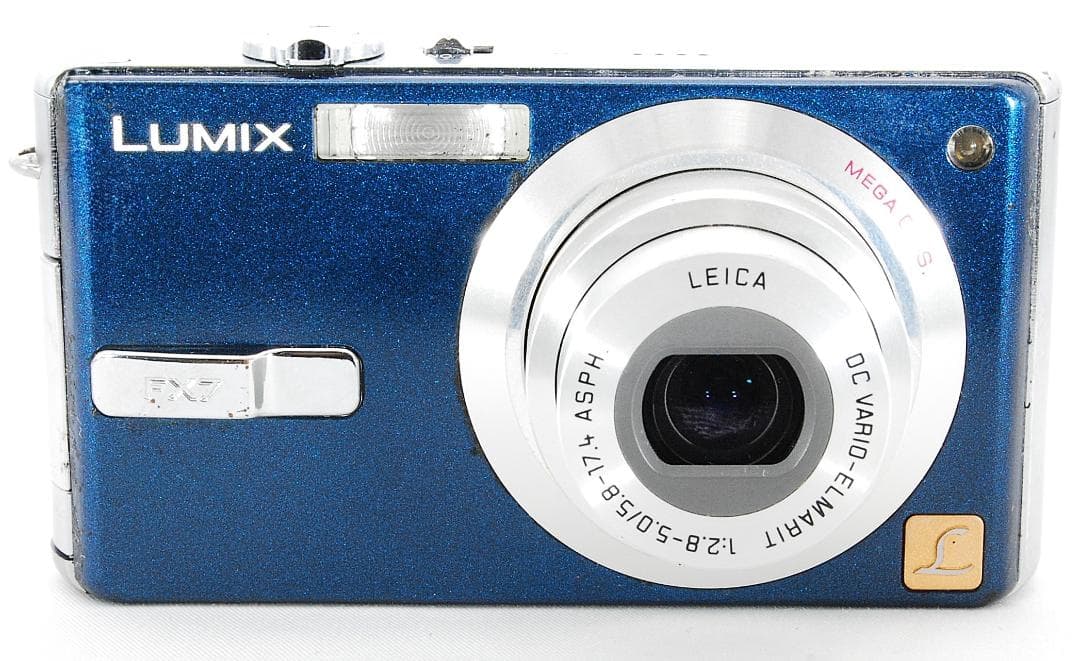 【美品/元箱】Panasonic LUMIX FX7ブルー 動作確認済39308