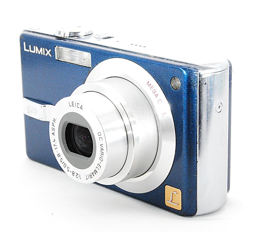 【美品/元箱】Panasonic LUMIX FX7ブルー 動作確認済39308