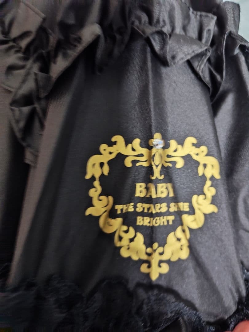 BABY Romanticアンブレラ 　ベイビーザスターズシャインブライト　黒