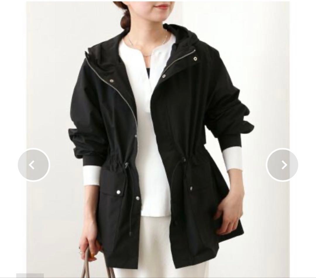 m*i様 【美品】IENA イエナ ウェザーフードブルゾン 36 ブラック