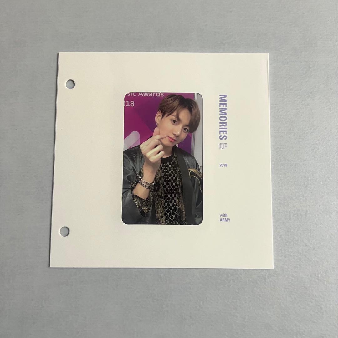 BTS MEMORIES 2018 ジョングク 特典 トレカ セット