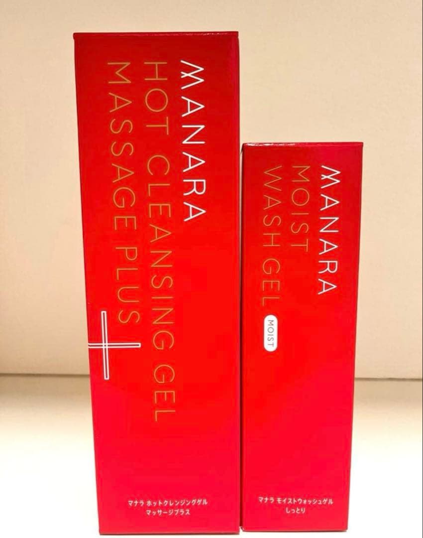 マナラ　ホットクレンジングゲル&モイストウォッシュゲル&ターバンのセット