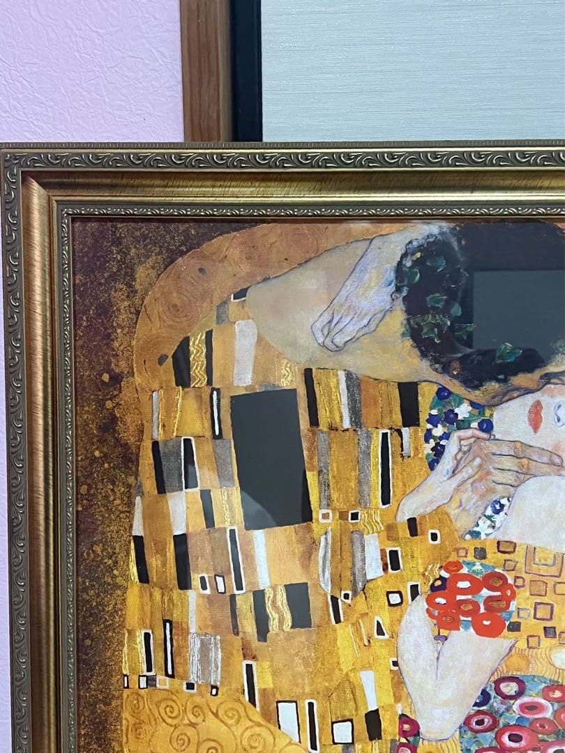 最終値下げ　絵画　クリムト　接吻