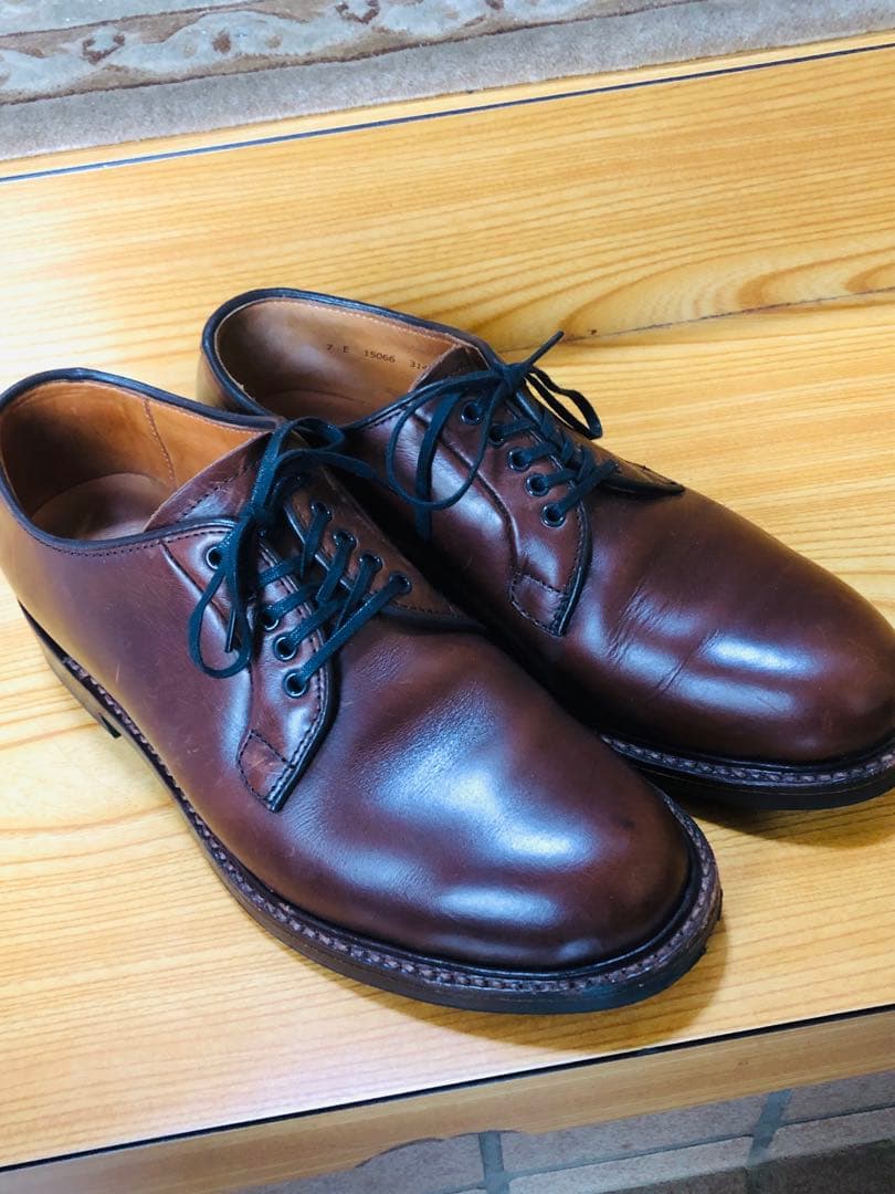 WHEEL ROBE ブラウンレザードレスシューズ