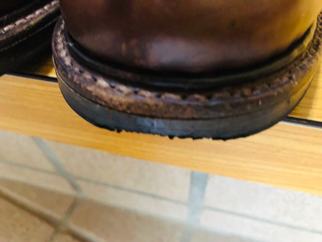 WHEEL ROBE ブラウンレザードレスシューズ