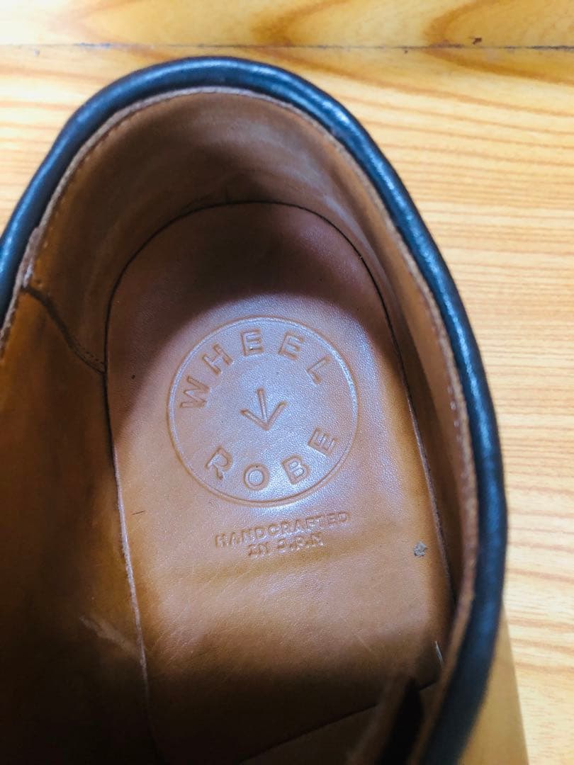 WHEEL ROBE ブラウンレザードレスシューズ